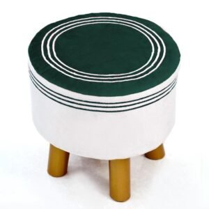 Wooden stool round