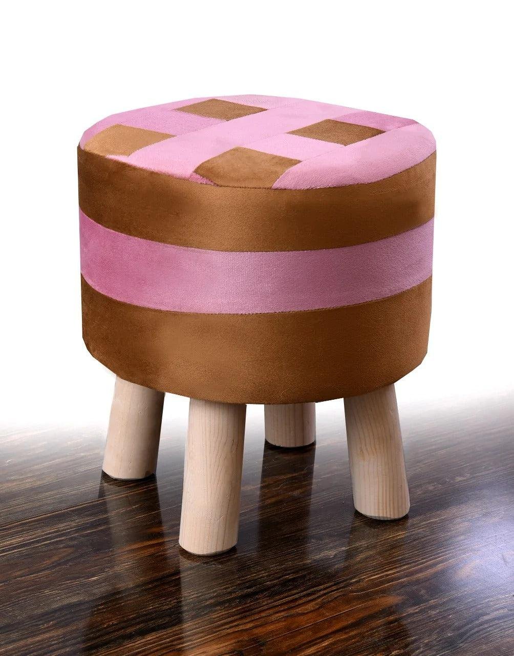 Wooden Round Stool-520