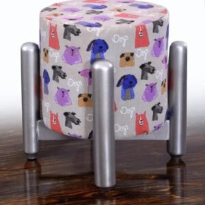 Drone Shape Wooden Stool